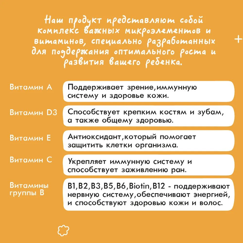 Мультикомлекс для детей / 60 мармеладных мишек — фото 1