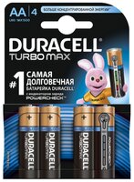 Батарейка Duracell LR6-4BL Turbo MAX 4 шт картон