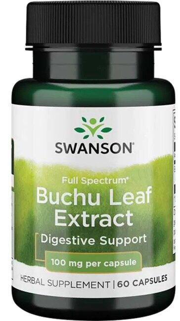Swanson Buchu Leaf Extract 100 mg Full Spectrum (экстракт листьев Бучу) 60 капсул (Swanson)