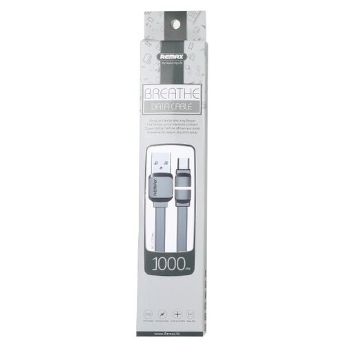 фото Кабель Remax Breathe USB - microUSB (RC-029m) 1 м черный