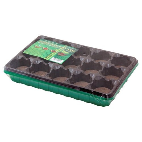 Минипарник для рассады 36х23х6 см 15 ячеек с торфяными таблетками 599₽