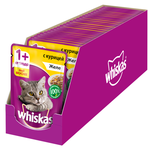 Влажный корм для кошек Whiskas курица (кусочки в соусе) - изображение