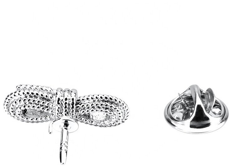 Брошь GENTLETEAM, 1 шт., серебристый — фото 1