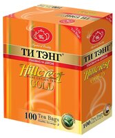 Чай черный Ти Тэнг Hillcrest gold в пакетиках, 25 шт.