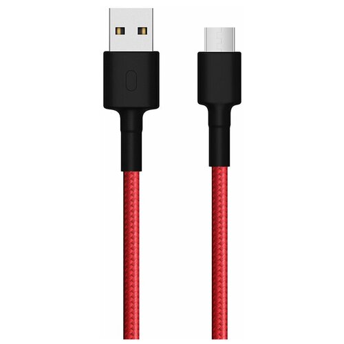 Дата-кабель Xiaomi Mi USB Type-C Braided Cable SJX10ZM, 100см, красный дата кабель xiaomi mi usb type c braided cable 100см sjx10zm красный