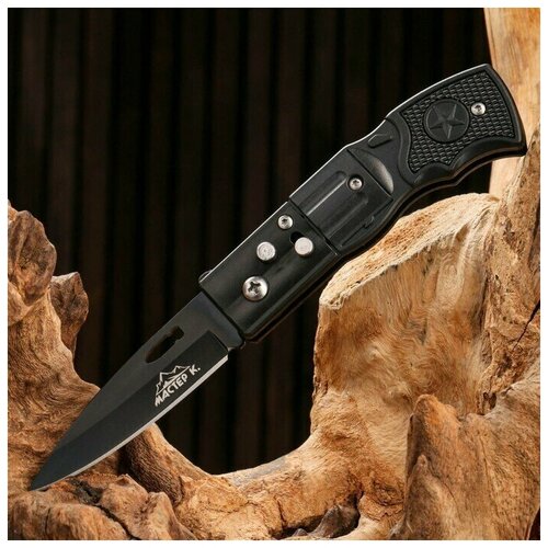 фото Нож складной полуавтоматический пиранья, клинок 6,5см китай