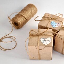 Шпагат джутовый ( цилиндр ),хозяйственный, для упаковки подарков, рукоделия, веревка , 1200 метров