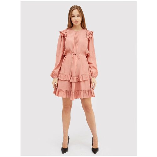 Платье Twinset Milano, размер 40 EU, розовый платье oodji ultra цвет лимонный 14005074 1b 46149 5100n размер m 46