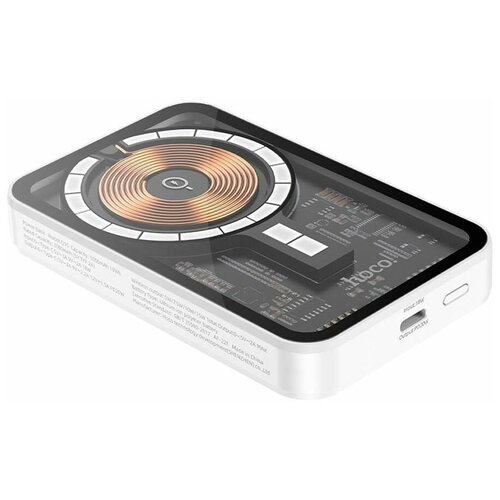 Прозрачный внешний аккумулятор с поддержкой Magsafe на 5000mAh и быстрая зарядка VdenmenV DP21 244800₽