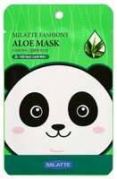 Milatte Маска тканевая с экстрактом алоэ Fashiony Aloe Mask Sheet Renewal 21 г пакет