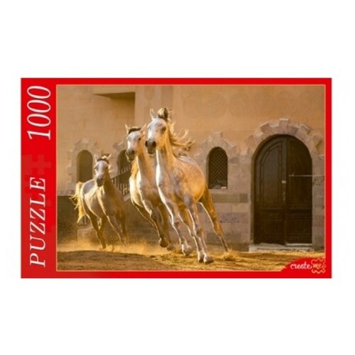Пазл Рыжий кот Резвые кони (КБ1000-6920), 1000 дет.