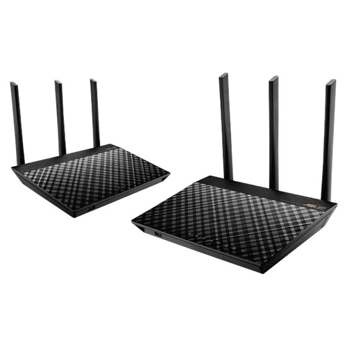 Комплект роутеров ASUS RT-AC67U (2-PK) AiMesh AC1900 Wi-Fi System 2шт в комплекте