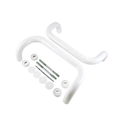 Ручка скоба дверная, L=250 мм, белая