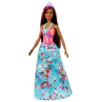 Кукла Barbie Принцесса в ярком платье 3 GJK15