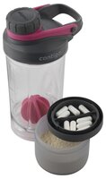 Шейкер Contigo Shake & Go FIT + compartment 0.65 л голубой