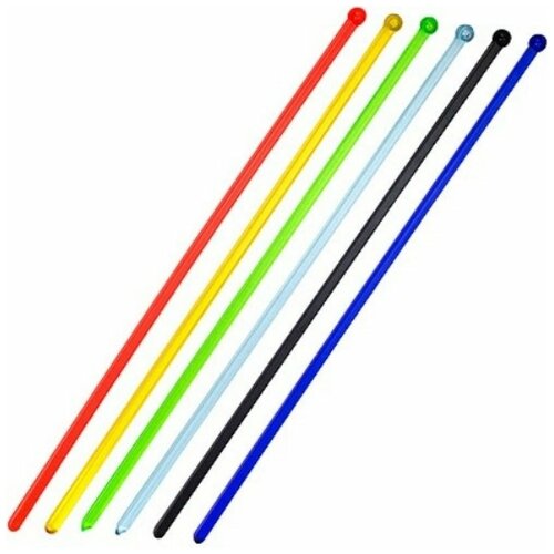 Размешиватель декоративный палочка Н220 мм 200 шт/уп пластик разноцветный PAPSTAR