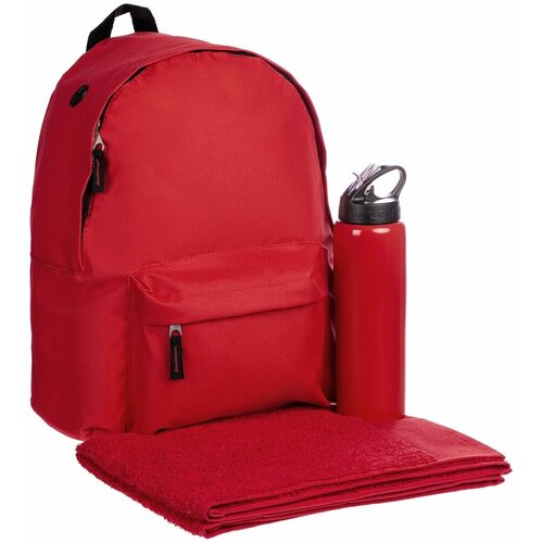 Набор Active, ver.2, красный, рюкзак: 28х40x14 см,