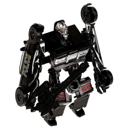 Робот-трансформер Технодрайв Супербот 2006L112-R, черный робот трансформер технодрайв супербот 6 в 1 p309 h21471 r ассорти
