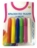 ABtoys Краски по ткани 6 цветов (A2622)