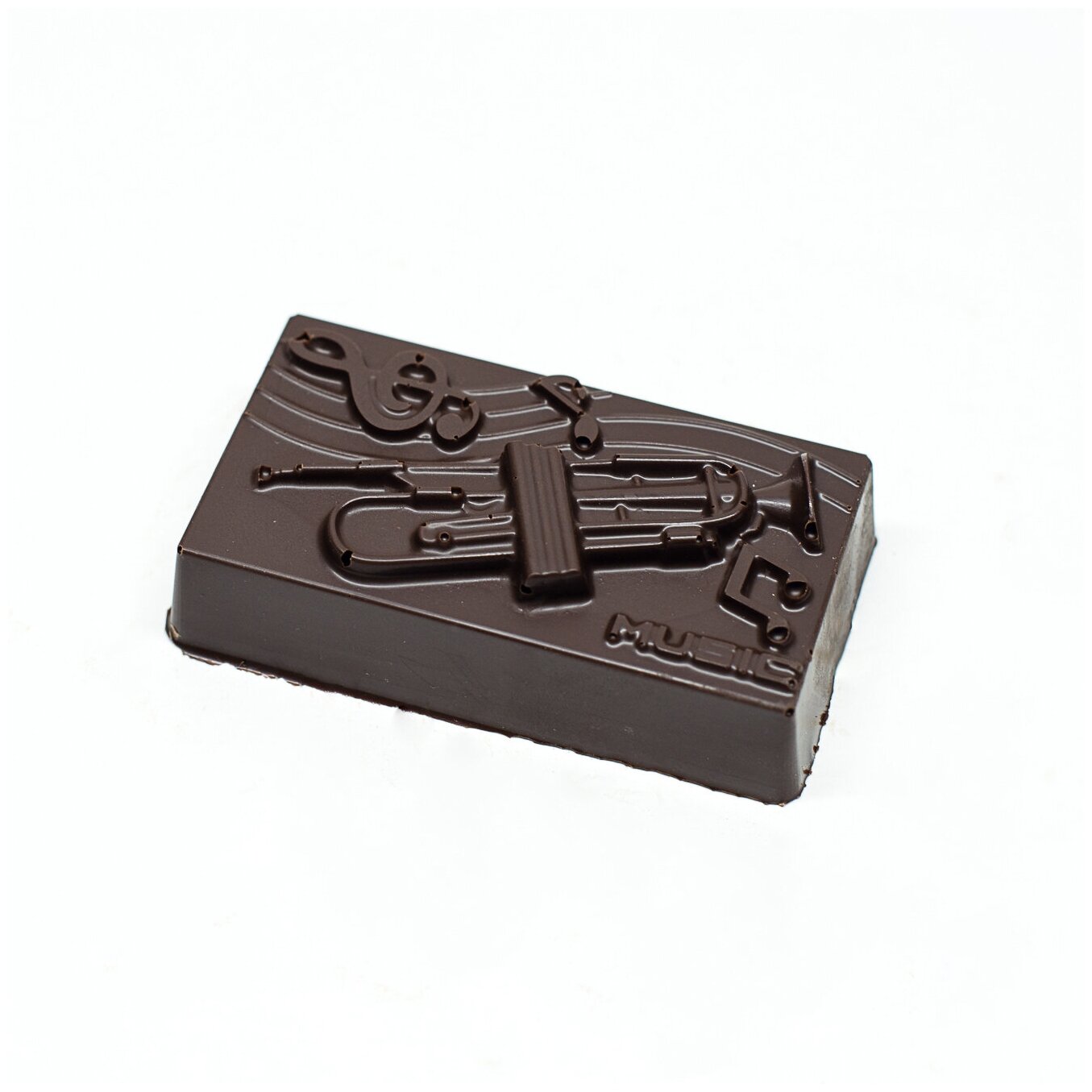 Подарочная шоколадная фигура Frade/Фраде - Труба (вес-100г) (темный)