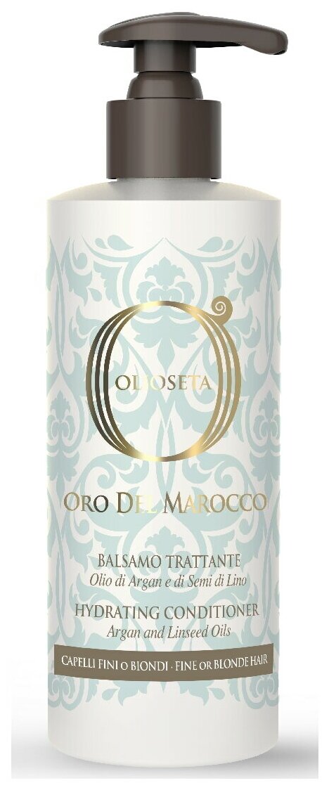 Barex Olioseta Oro Del Marocco: Увлажняющий кондиционер для тонких и светлых волос (Hydrating Conditioner), 250 мл