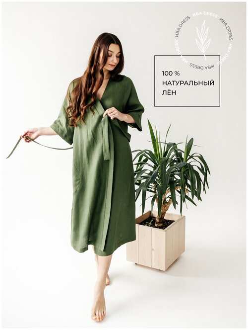 Кимоно ИВАdress, размер 42-46, зеленый