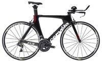 Шоссейный велосипед Cervelo P3 Ultegra Di2 (2018) black/red 48 см (требует финальной сборки)