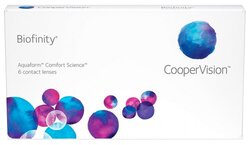 Контактные линзы CooperVision Biofinity (6 линз)