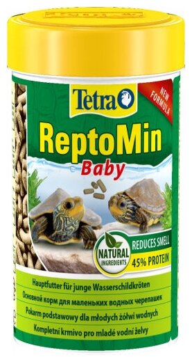 Корм для молодыx черепаx Tetra ReptoMin Baby 100мл. палочки