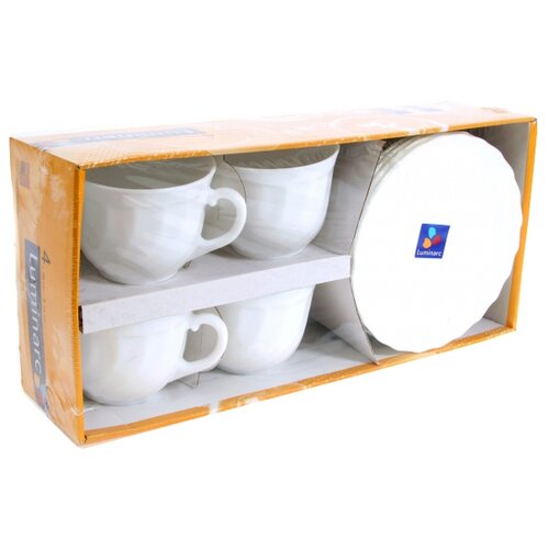 фото Luminarc чайный набор trianon 8 предметов 280 мл