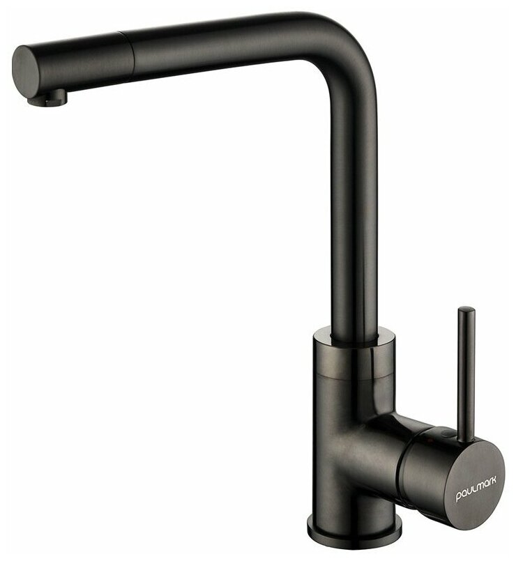 Смеситель PAULMARK Honner Ho212018-GM воронёная сталь