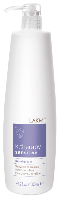 Lakme бальзам K.Therapy Relaxing Sensitive Hair & Scalp успокаивающий для чувствительной кожи головы и волос, 1000 мл