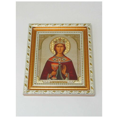 икона великомученица ирина размер 14x16 Икона Варвара Великомученица, размер 14x16