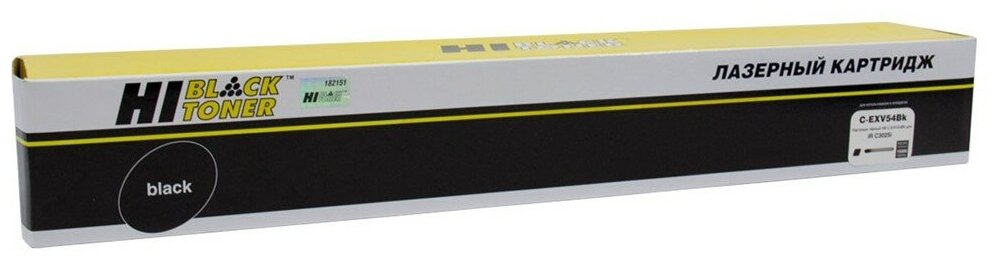 Тонер-картридж Hi-Black (HB-C-EXV54 Bk) для Canon iR C3025/C3025i/C3125i/C3226i, Bk, 15,5K