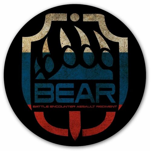 Коврик для мышки круглый Escape from Tarkov BEAR Logo сумка escape from tarkov сити зеленое яблоко