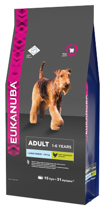 Eukanuba Для взрослых собак крупных пород с курицей (Adult Large breed) 10137539 3 кг 11020 (2 шт)