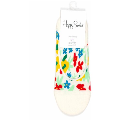 Happy Socks - Liner Flowers короткие носки с цветочным узором 36-40