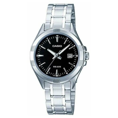 Наручные часы CASIO Collection LTP-1308D-1A, серебряный, черный