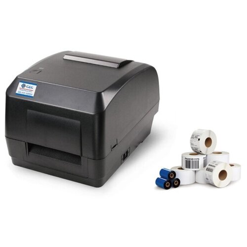 G&G   GG-AH 100DW, TT, 4 (108 mm), 127 mm/sec, USB, Ethernet, Black, 1 core / 300m, TSPL, EPL, ZPL, DPL, ESC/POS (GK420T)