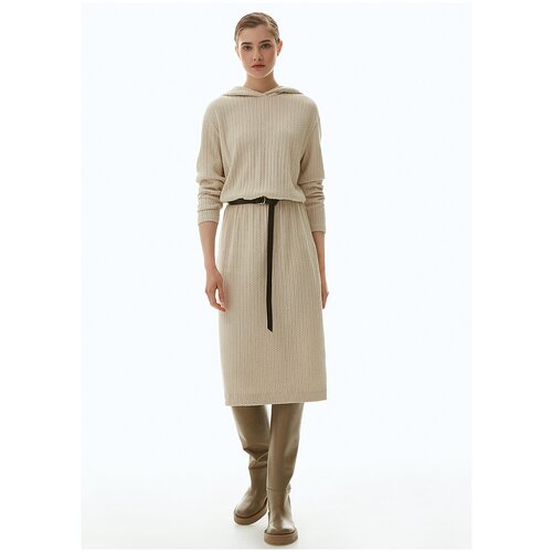 фото Платье с капюшоном elis, сливочный