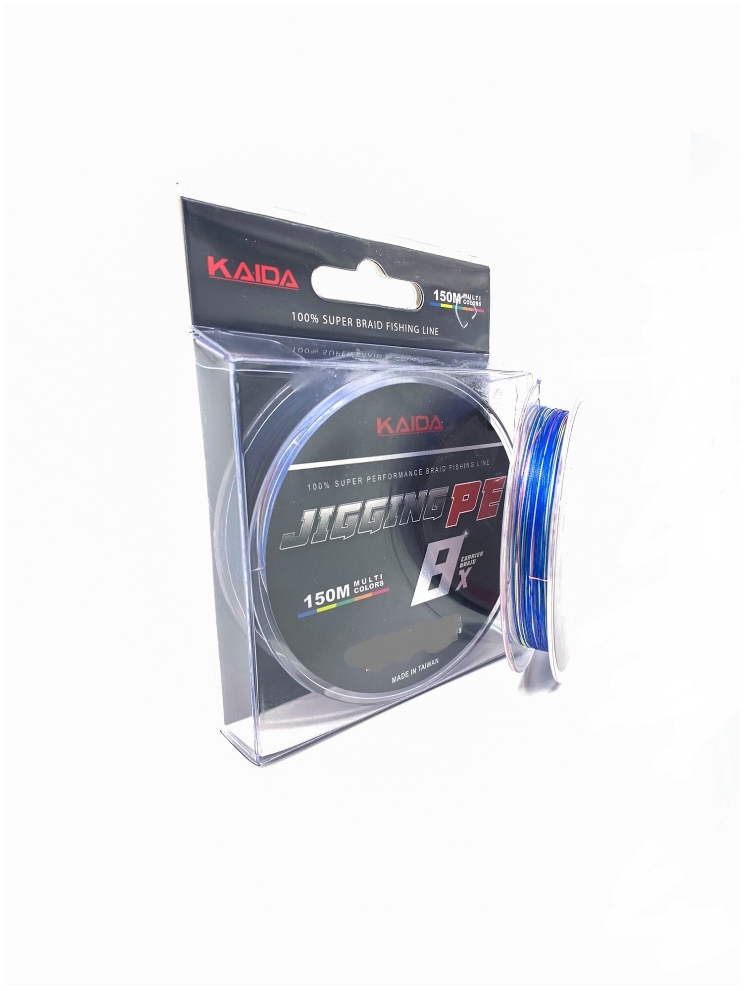 Плетеная леска KAIDA JIGGING PE 8X 150м 0.8мм 9.5кг 21lb