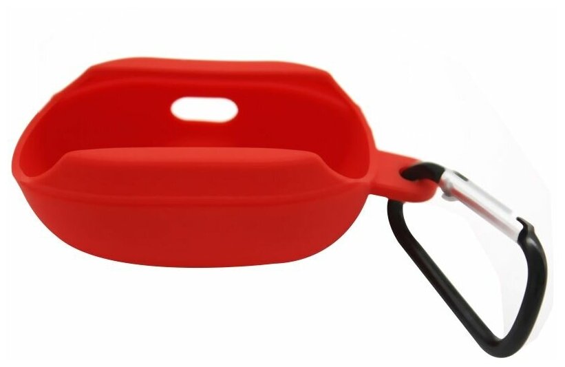 Силиконовый чехол для наушников с карабином Redmi Airdots (Red/Красный)