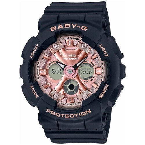 Наручные часы CASIO Baby-G, серый, черный