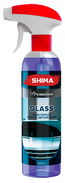 Очиститель для автостёкол SHIMA Premium Glass 05 л