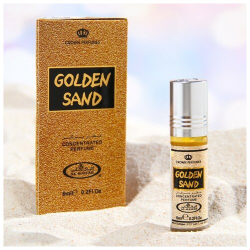 Масляные духи ролик женские Golden Sand, 6 мл