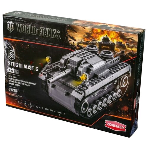 Конструктор Zormaer World of Tanks 65215 Противотанковая самоходная артиллерийская установка, 299 дет.