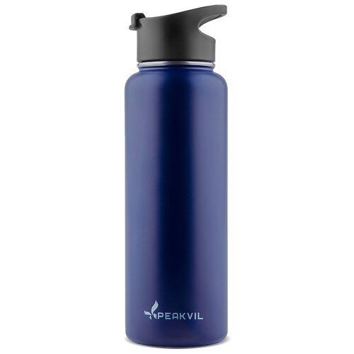 Термос для чая и кофе, Черный, для горячих и холодных напитков, 1.2л