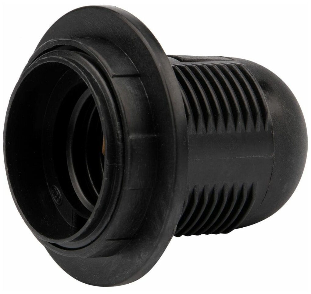Rexant Патрон пластиковый термостойкий подвесной с кольцом E27 черн. Rexant 11-8826 - фотография № 6
