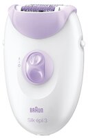 Эпилятор Braun 3170 Silk-epil 3 белый/лиловый