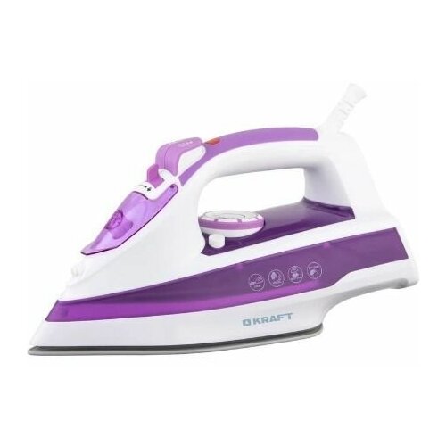 Утюг KRAFT KF-CI22201 2200 Вт белыйфиолетовый 185300₽